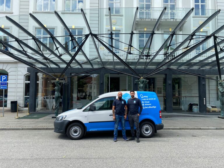 Vi havde fornøjelsen af at pudse Hotel Royals Vinduer